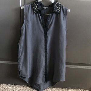 black and grey rock and republic shirt